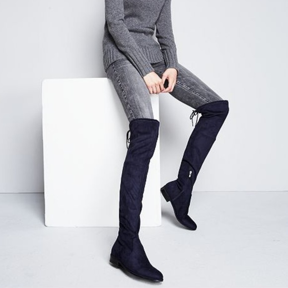 Marc Fisher Shoes - NWT Marc Fisher Vegan Suede Over The Knee Boot 6M